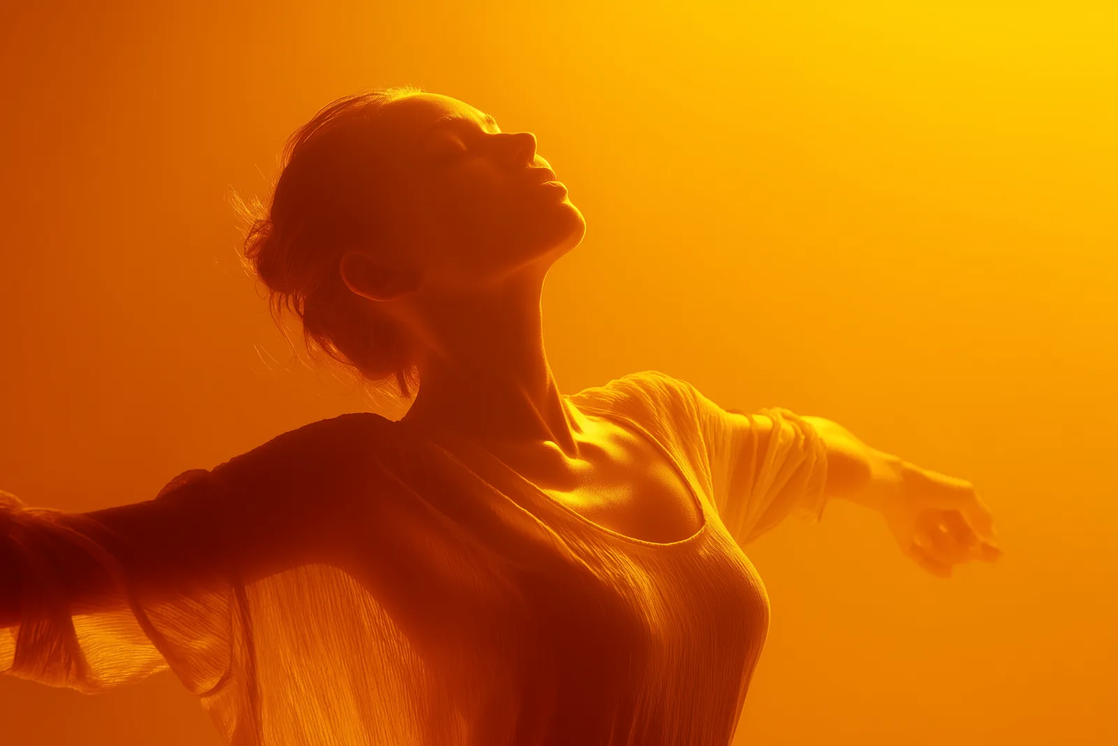 Wellist 2027 — a woman bathed in golden light