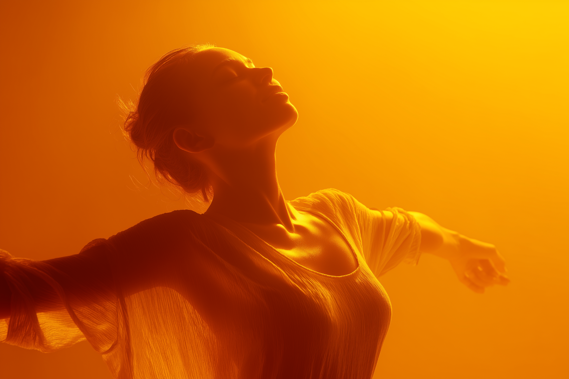 Wellist 2027 — a woman bathed in golden light